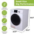 thumbnail image 12 of Hamilton Beach 2.7 cu. ft. 2-in-1 Front Load Electric Washer and Dryer Combo, 12 of 13