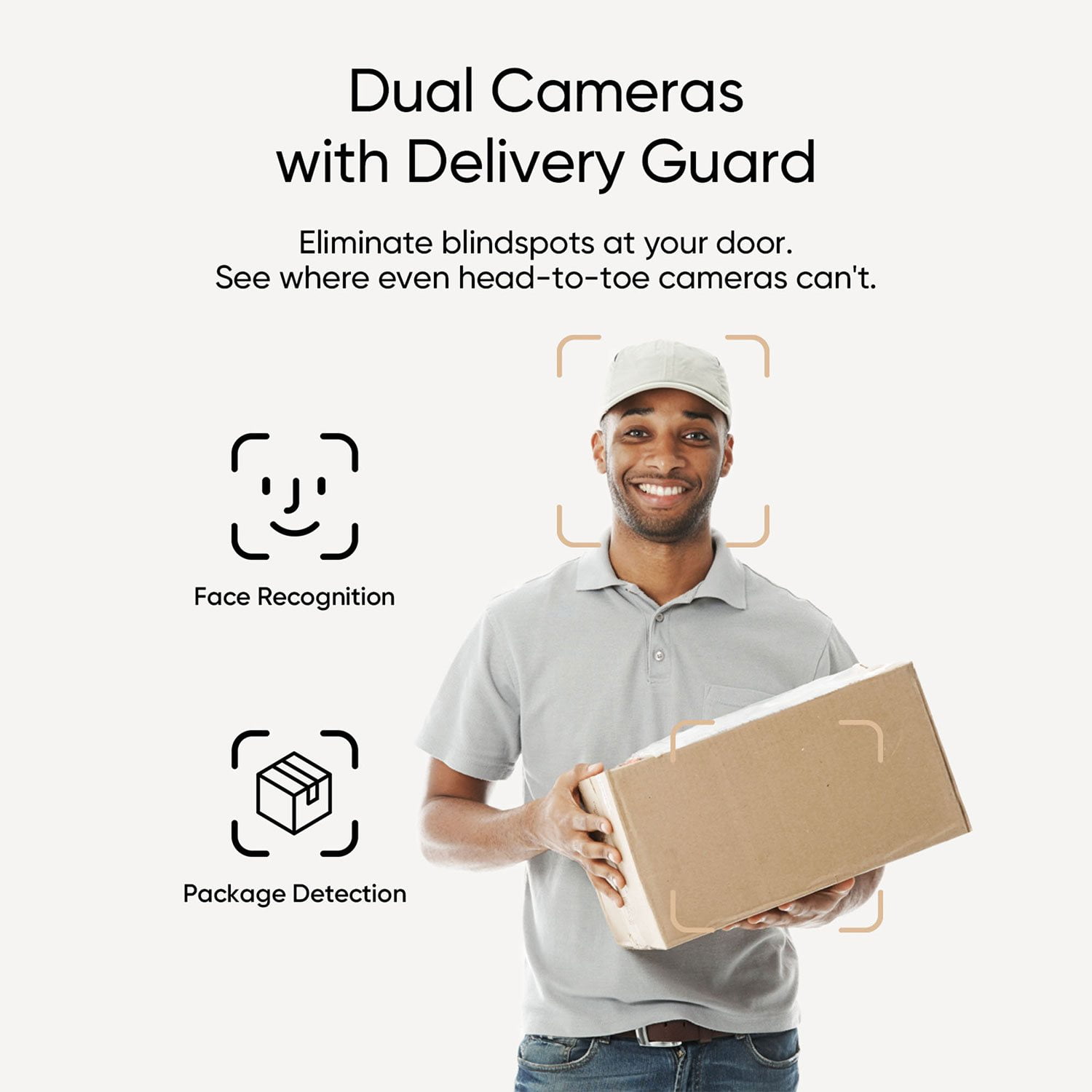 eufy E340 Wireless 2K Video Doorbell with Dual Cameras and Color Night Vision