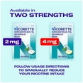 thumbnail image 8 of Nicorette Nicotine Gum, 2 mg, White Ice Mint, 200 ct., 8 of 10
