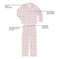 thumbnail image 11 of DreamMark Women's 2-Piece Holiday Notch Collar Pajama Set, 11 of 12