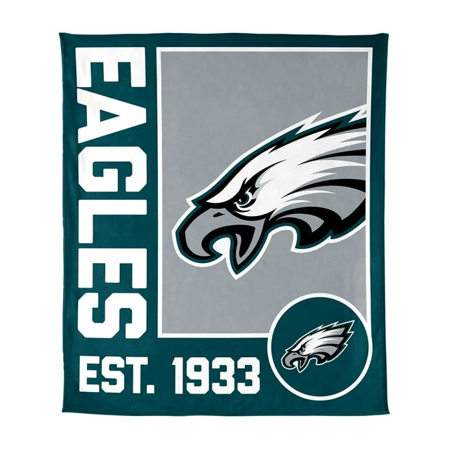 Logo Brands Philadelphia Eagles 60"x70" Super Plush Blanket