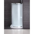 thumbnail image 4 of Breeze 32” x 32” x 77” Corner Shower Kit with Frosted Glass, Walls, Base and Hardware, 4 of 17