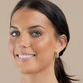thumbnail image 5 of 0.96 CT. T.W. Round Cut J Hoop Diamond Earrings in 14K Gold, 5 of 5