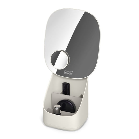 Joseph Joseph Viva Pedestal Mirror with Makeup Storage