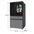 thumbnail image 5 of Samsung Bespoke 23 cu. ft.  4-Door French Door Refrigerator w/ AI Family Hub+, 5 of 11