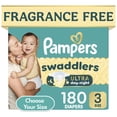 thumbnail image 1 of Pampers Swaddlers Ultra Diapers, Sizes Newborn-8, 1 of 13