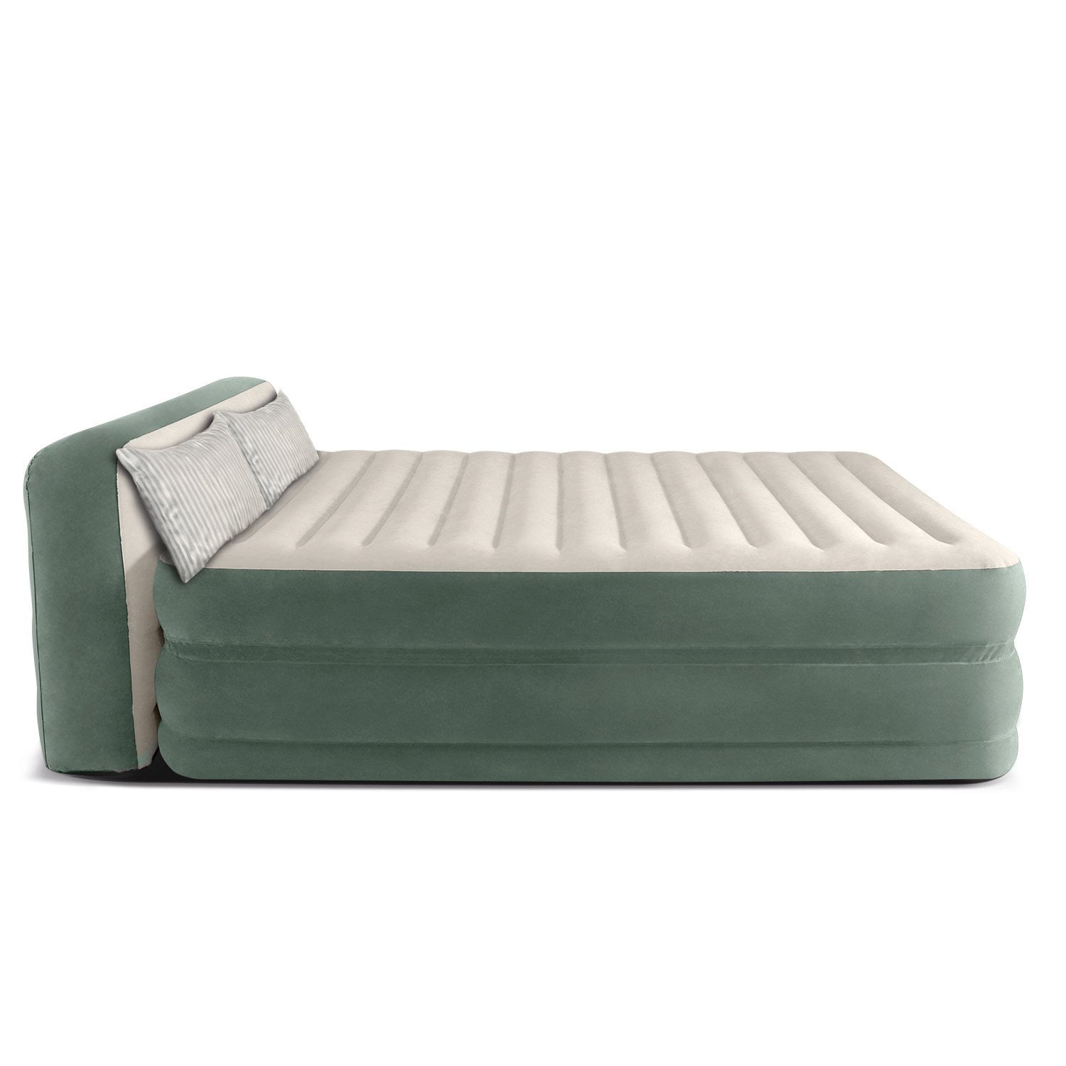 Intex 22" Queen Premium Comfort Air Mattress with Headboard