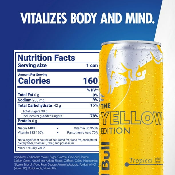 Red Bull Energy Yellow Edition 12 fl. oz., 24 pk. - Samsclub.com