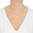 thumbnail image 6 of Freshwater Cultured Pearl Pendant with 0.11 CT. T.W. Diamonds in 14K Gold, 6 of 6