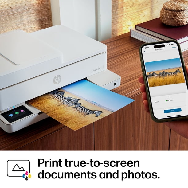 HP Envy 6558 Wireless All-in-One Photo Inkjet Printer, 6 Months