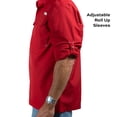 thumbnail image 8 of Habit Men's Long Sleeve 50+ UPF Fishing Shirt, 8 of 8
