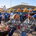 thumbnail image 6 of Pegasus Sports Indianapolis Colts Wearable Sherpa Throw, 6 of 7