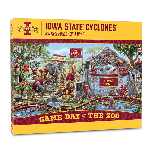 YouTheFan NCAA Game Day At The Zoo 500pc Puzzle, Assorted Teams
