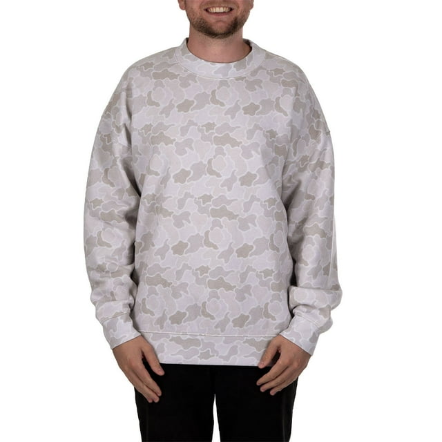 State of Mine Men's Camo Crewneck Fleece Sweatshirt