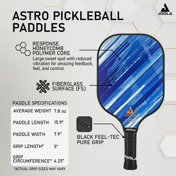 JOOLA Astro Pickleball Set with 2 Paddles, 2 Balls and Bag