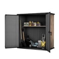 thumbnail image 7 of Keter Signature Collection Vertical XL Resin Outdoor Storage Shed, Pine, 7 of 15