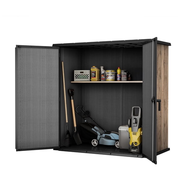 Keter Signature Collection Vertical XL Resin Outdoor Storage Shed