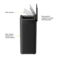 thumbnail image 5 of EKO Fluted Resin Slim Motion Sensor Trash Can 2.6 Gallon, 5 of 10