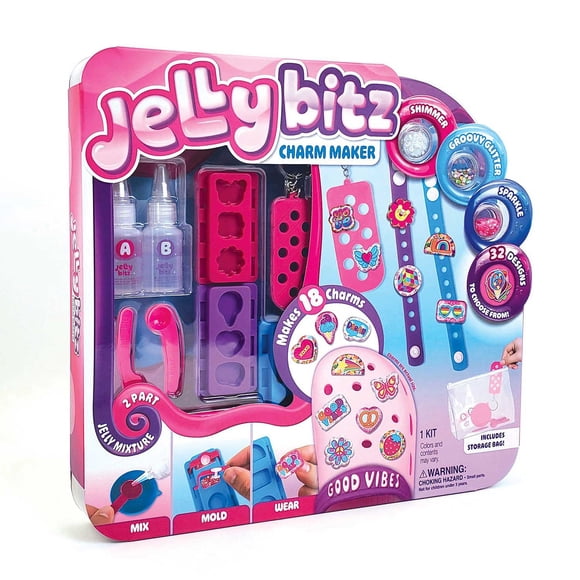 ArtSkills Jellybitz DIY Charm Maker Craft Kit for Kids