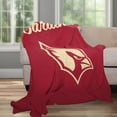 thumbnail image 6 of Logo Brands Arizona Cardinals Luxe Dreams Throw, 60" x 80", 6 of 6