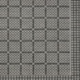 thumbnail image 3 of Nicole Miller New York Patio Country Luna Contemporary Geometric Indoor/Outdoor Area Rug, Black/Gray, 3 of 8