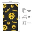thumbnail image 4 of Logo Brands Pittsburgh Steelers 38"x72" Beach Towel, 4 of 4