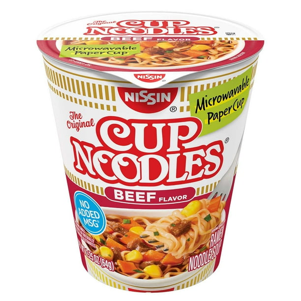 Nissin Cup Noodles, Beef Flavor, 2.25 oz., 24 pk. - Samsclub.com
