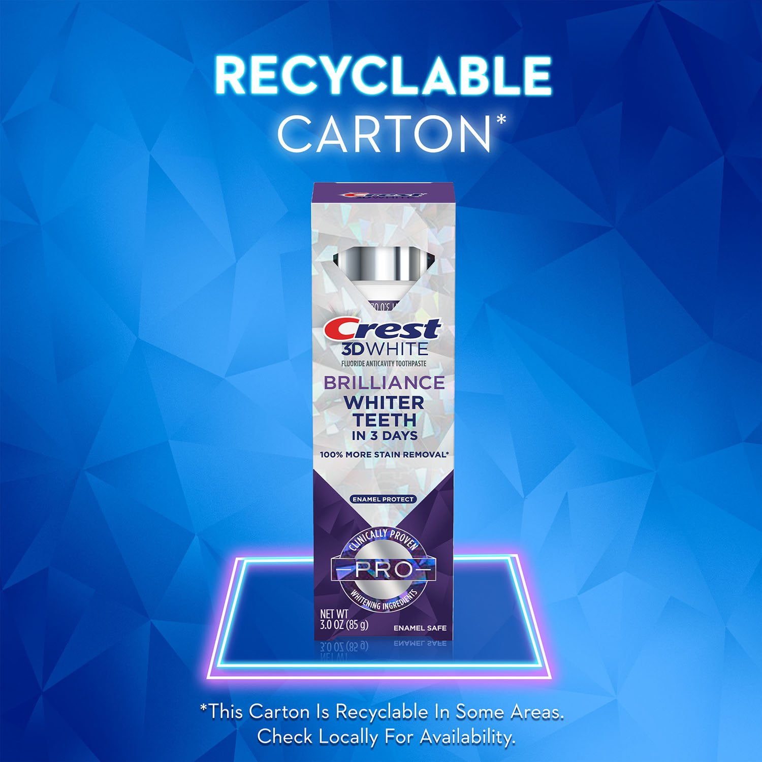 Crest 3D White Brilliance Toothpaste - Thumbnail 3
