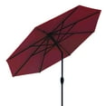 thumbnail image 3 of Above 9' Patio Market Umbrella OneClick Gen2 with Push Button Tilt, 3 of 17