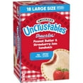 thumbnail image 1 of Smucker's Uncrustables Peanut Butter and Strawberry Jam Sandwiches, Frozen, 18 ct., 1 of 11