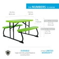 thumbnail image 2 of Lifetime Children's Picnic Table (Assorted Colors), 2 of 14