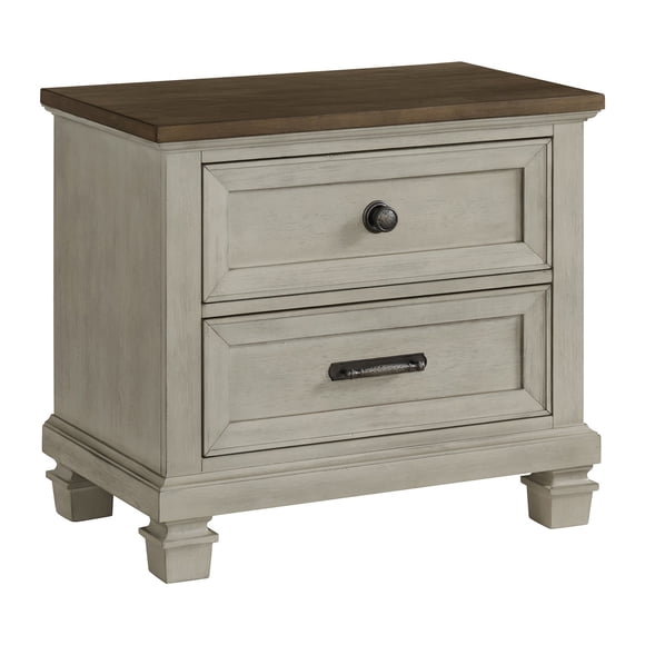 Society Den Bloomfield 2-Drawer Nightstand with USB