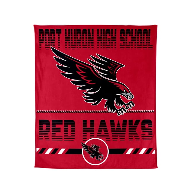 Logo Brands Port Huron High School 60"x70" Super Plush Blanket