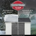 thumbnail image 4 of Handy Home Products Eave Gable 12' x 10' Outdoor Wooden Shed, Choose Installation, 4 of 16