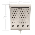 thumbnail image 5 of Oxygenics Curve 3-Setting Rain Shower Head, Various Finishes, 5 of 12