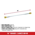 thumbnail image 5 of SIMPSON Universal 16-Inch Pressure Washer Wand 80149 Cold Water Use up to 3600 PSI, 5 of 5