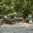 thumbnail image 1 of Cambridge Casual Sonoma Teak Deep Seating Patio Set, 7pc, 1 of 16