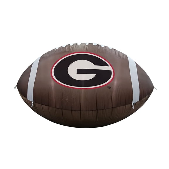 Logo Brands Georgia Bulldogs Pre-Lit 10'x6' Inflatable Football