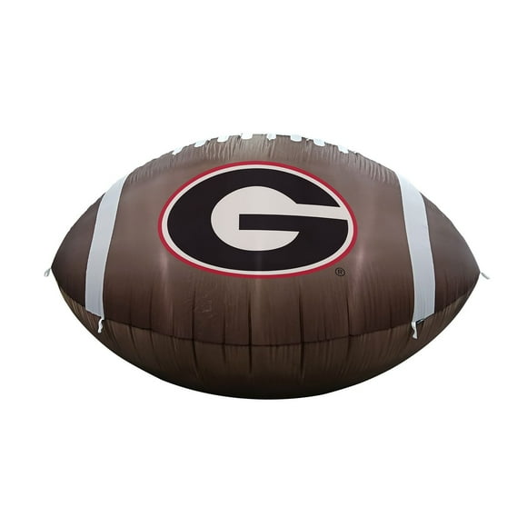 Logo Brands Georgia Bulldogs Pre-Lit 10'x6' Inflatable Football