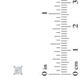 thumbnail image 6 of 0.47 CT. T.W. Princess Cut Solitaire Diamond Stud Earrings in 14K Gold, 6 of 8