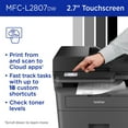 thumbnail image 4 of Brother MFC-2807DW Wireless Compact Monochrome AIO All-in-One Laser Printer + 500 Pages of Toner, 4 of 9