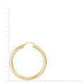 thumbnail image 5 of 14K Yellow Gold Round Hoop Earrings-5x50MM, 5 of 7