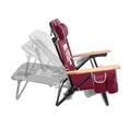 thumbnail image 5 of Logo Brands Texas A&M Aggies Reclining Beach Chair, 5 of 6