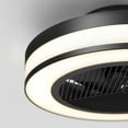 thumbnail image 3 of Artika Elton Fandelier Black with Remote Dimmable Light, 2700K-6000K, 3 of 9
