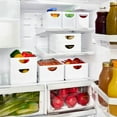 thumbnail image 3 of iDesign 9-Piece Recycled White Stacking Kitchen and Pantry Storage Set, 3 of 10