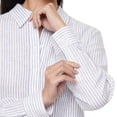 thumbnail image 8 of Gap Women's Linen Blend Button-Down Shirt, 8 of 10
