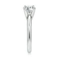 thumbnail image 2 of Lab Created Diamond Round Cut Solitaire Ring In 18K Gold, 2 of 7