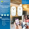 thumbnail image 1 of Capstone Intelligent Programmable Wi-Fi Controlled Wall Outlets, 1 of 4