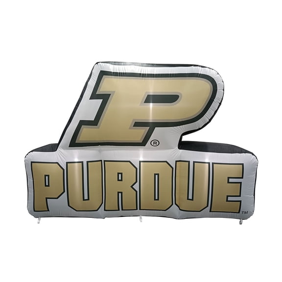 Logo Brands Purdue Boilermakers Pre-Lit 7’x10’ Team Inflatable