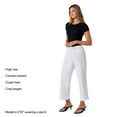 thumbnail image 4 of Edited by Hunter McGrady Women's Wide Leg Crop Jean, 4 of 10